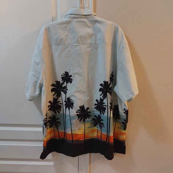 28 Palms Hawaiian Men's Button-down Short Sleeve Shirt Size XXL - Picture 2 of 7